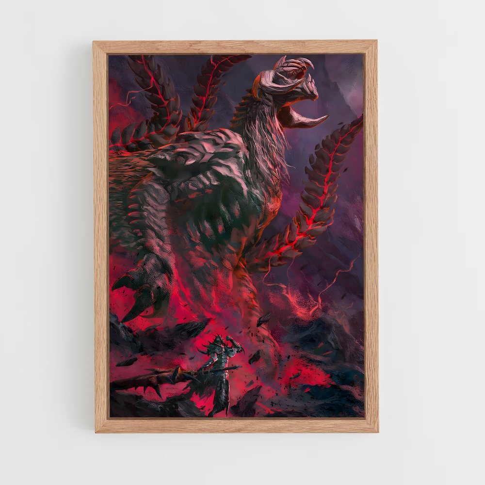 Poster Chasseurs de Titans – affiche Monster Hunter (vue 4)